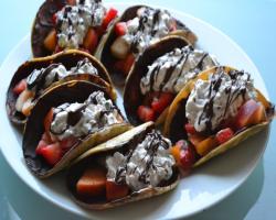 Fruit Dessert Tacos Recipe