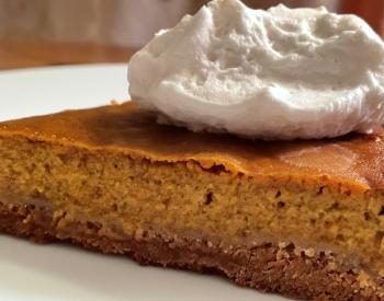 Dairy-free/sugar-free Pumpkin Pie