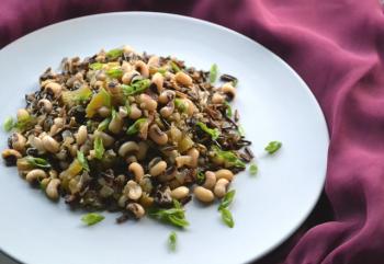 Black-eyed peas with Wild Rice (Hoppin John) Cooking Recipe