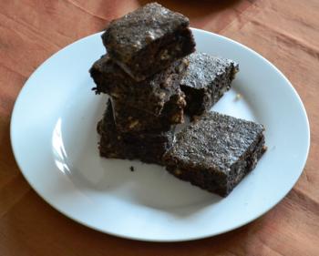 Dark Chocolate Walnut Brownies Cooking Recipe