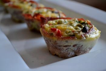 Egg Muffins with Turkey Bacon Cooking Recipe