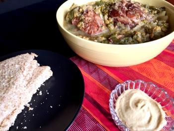 Ham Hocks w/ Mustard Greens & Sauerkraut Cooking Recipe Ham Hocks w/ Mustard Greens & Sauerkraut Cooking Recipe