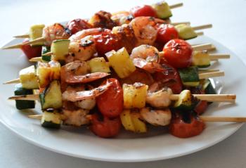 Hawaiian Shrimp Kebabs BBQ Recipe Hawaiian Shrimp Kebabs BBQ Recipe