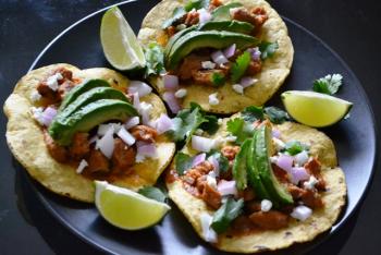 Slow Cooker Pork Tinga Tostadas Cooking Recipe