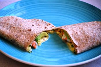 Microwave Shrimp & Avocado Quesadilla Cooking Recipe