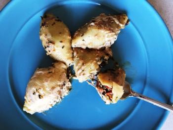 Stuffed Jumbo Pasta Shells w/ Four Cheeses Cooking Recipe Stuffed Jumbo Pasta Shells w/ Four Cheeses Cooking Recipe