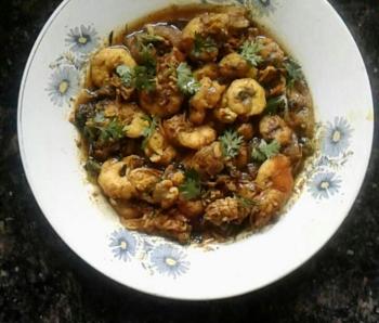 Tamarind Mint Prawn Curry Cooking Recipe
