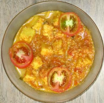 Tomato & Paneer Curry Cooking Recipe