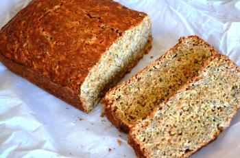 Zucchini Sweet potato Quick Bread w/ Chia Seeds Baking Recipe