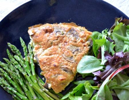 Asparagus & Mushroom Frittata Cooking Recipe