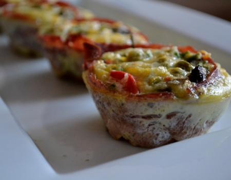 Egg Muffins with Turkey Bacon Cooking Recipe
