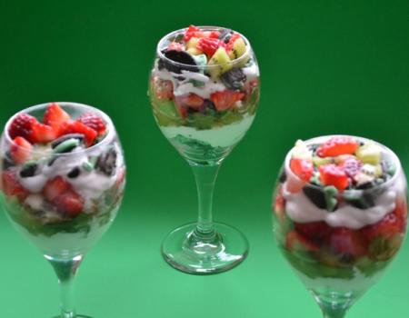 Oreo Mint Trifle Parfait Recipe