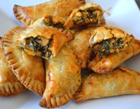 Spinach & Salmon Hand Pies Baking Recipe